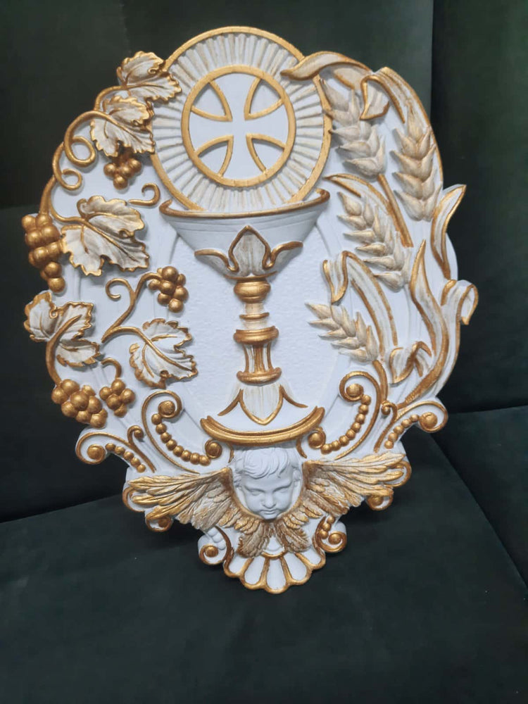 First Communion with Angels Wooden Wall Decor - Kozak Work Shop