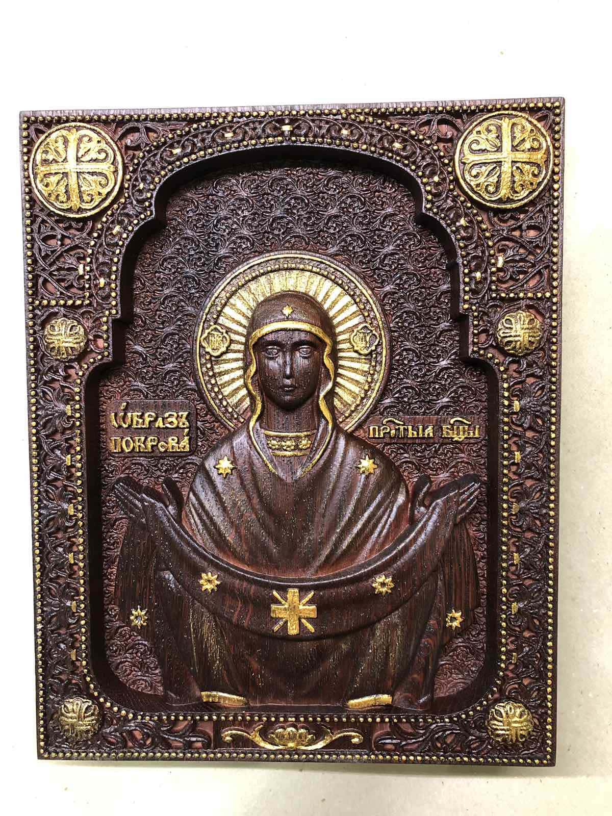 Virgin Mary of Pokrov - Kozak Work Shop