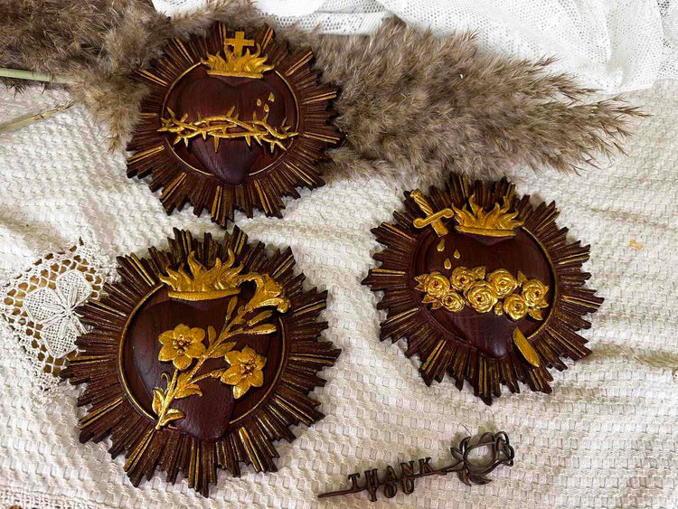Three Sacred Hearts of the Holy Family - Kozak Work Shop