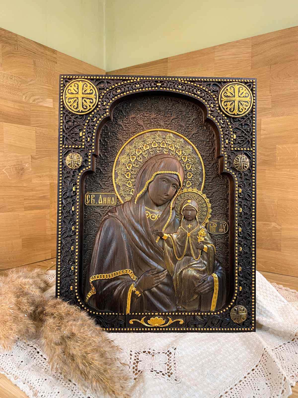 Saint Anne Mother of Virgin Mary - Kozak Work Shop