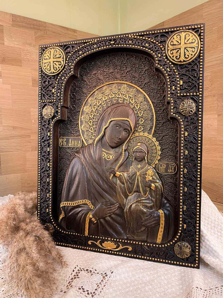 Saint Anne Mother of Virgin Mary - Kozak Work Shop