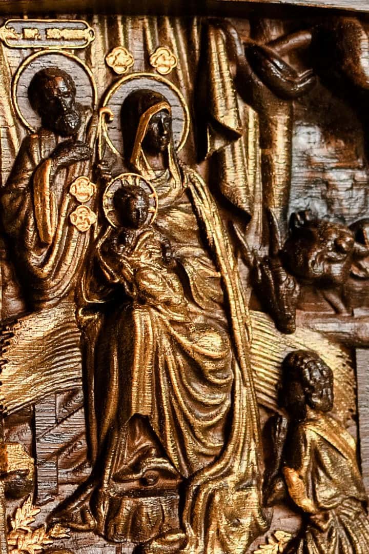 Nativity Birth of Christ Wooden Sculpture - Kozak Work Shop