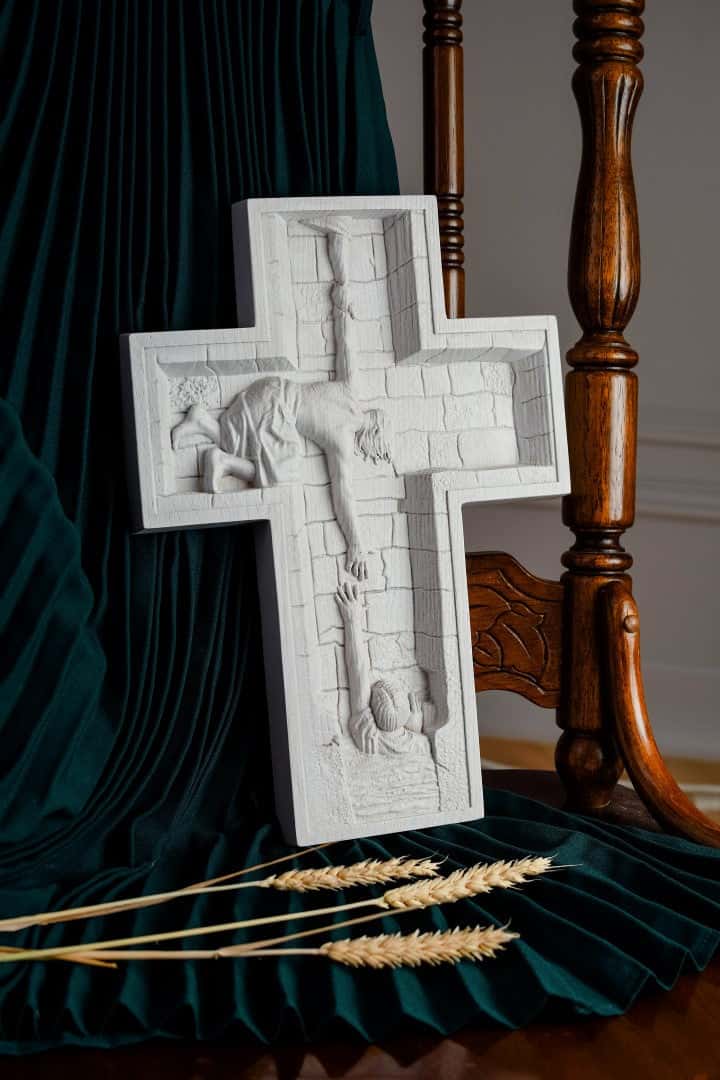 Savior Jesus Wooden Cross - Kozak Work Shop