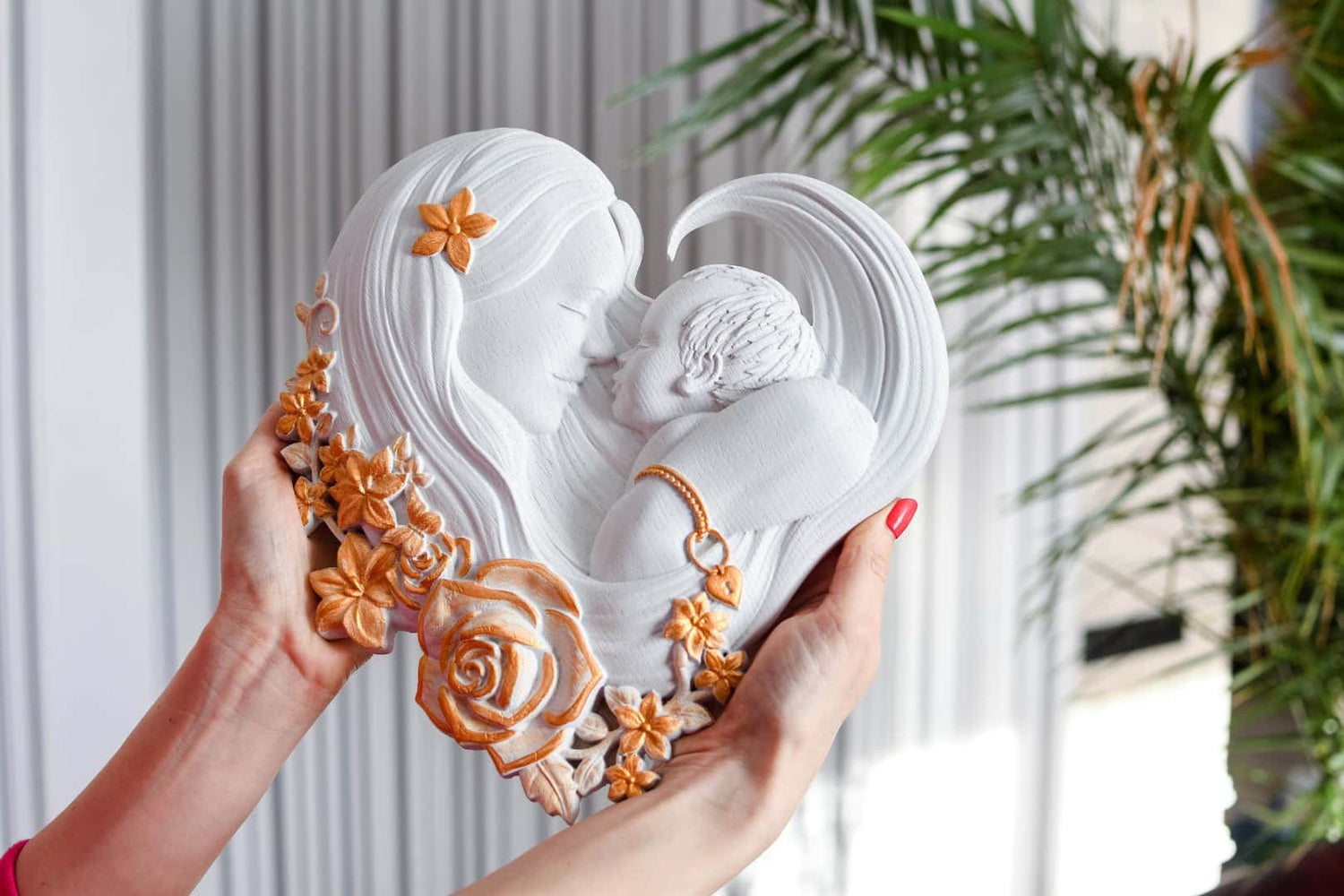 Mother with her child - Kozak Work Shop