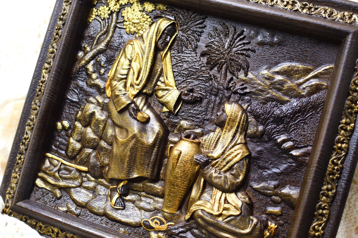 Jesus Testifies to the Samaritan Woman Living Water - Kozak Work Shop