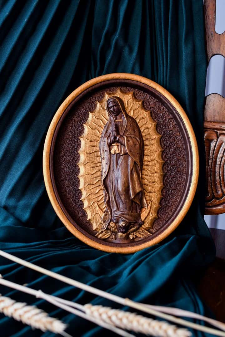 Virgin Mary of Guadalupe Statue - Kozak Work Shop