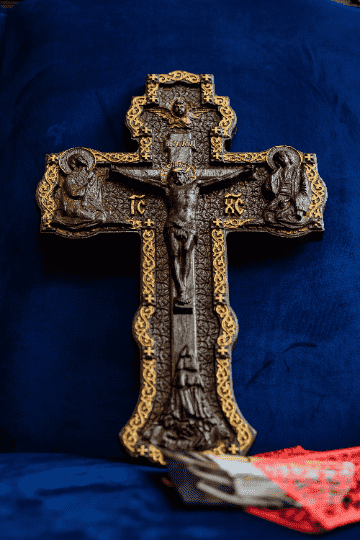 Wall Wooden Carved Jesus Crucifix - Kozak Work Shop