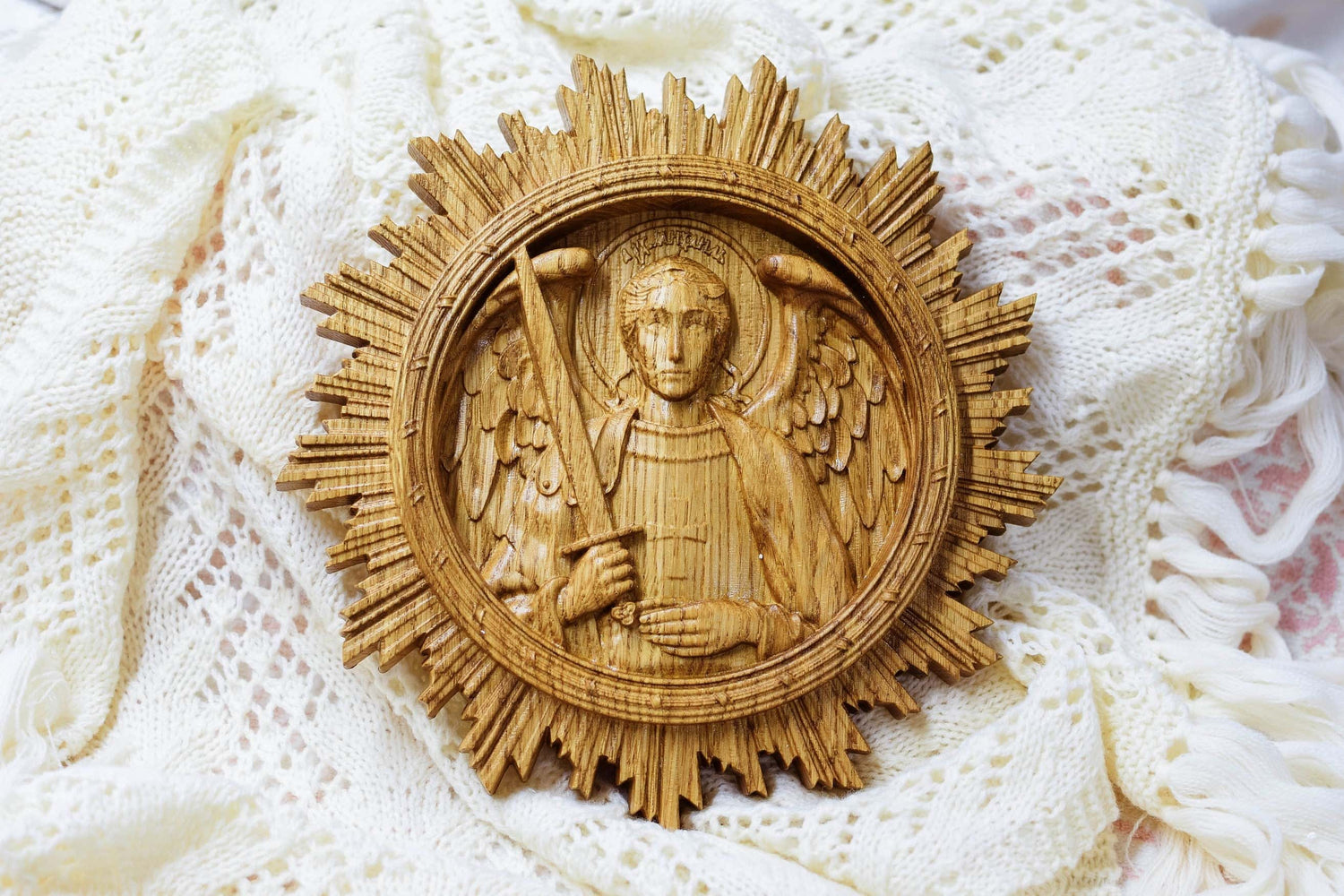 Handmade Archangel Michael Art