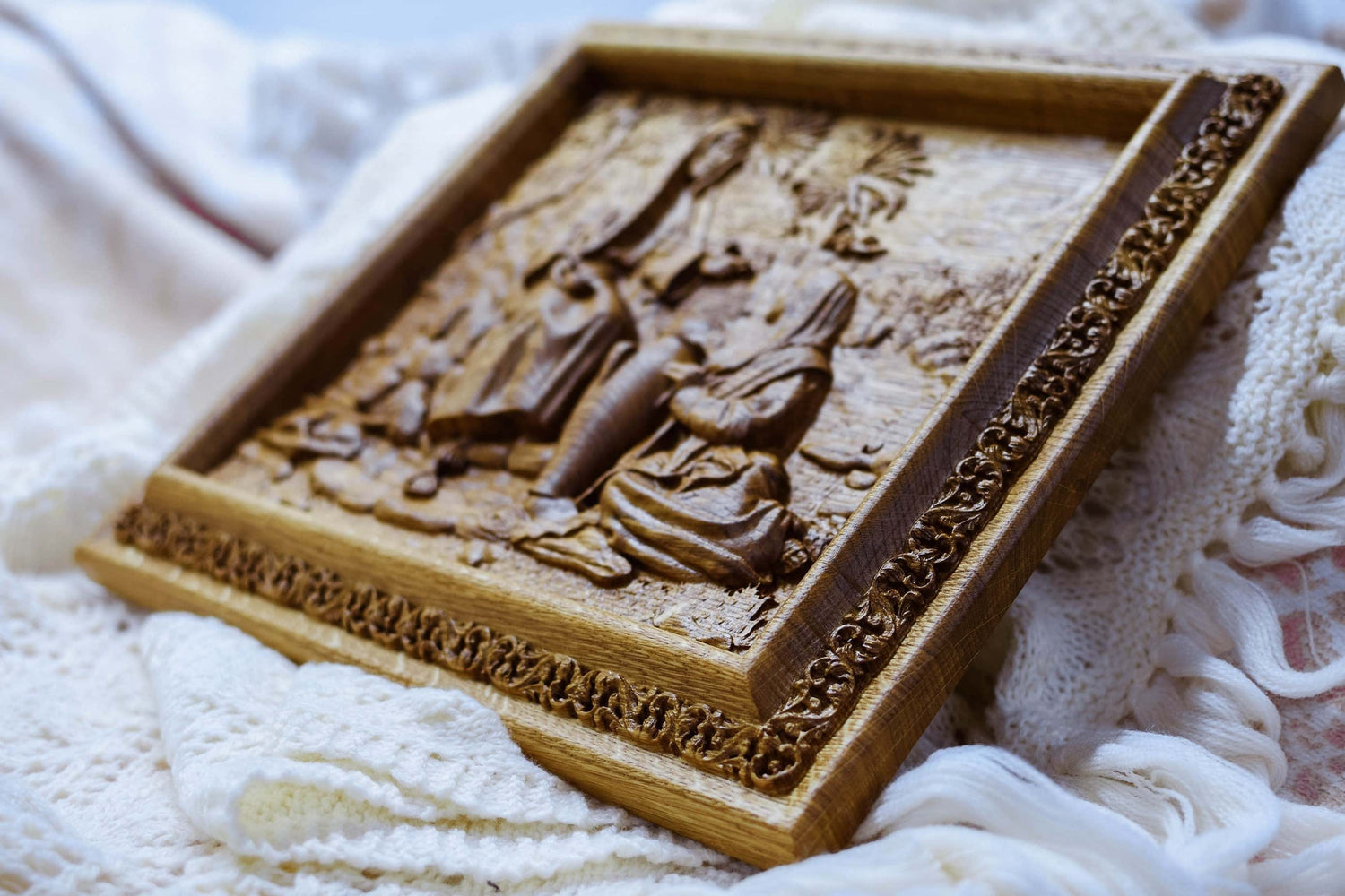Jesus Testifies to the Samaritan Woman Living Water - Kozak Work Shop