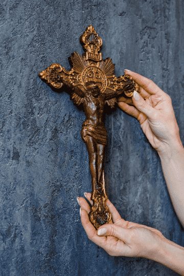 Wall Wooden Carved Jesus Crucifix (Copy) - Kozak Work Shop