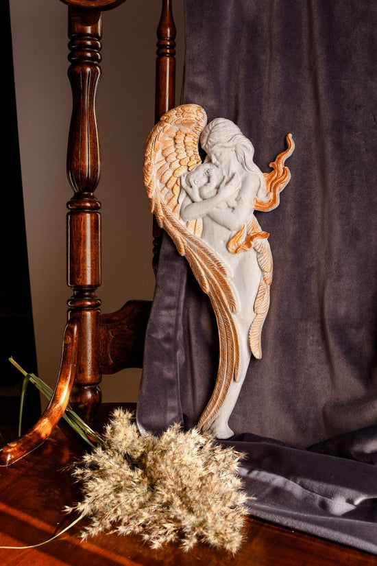 Angel with Baby Baptism christian gift