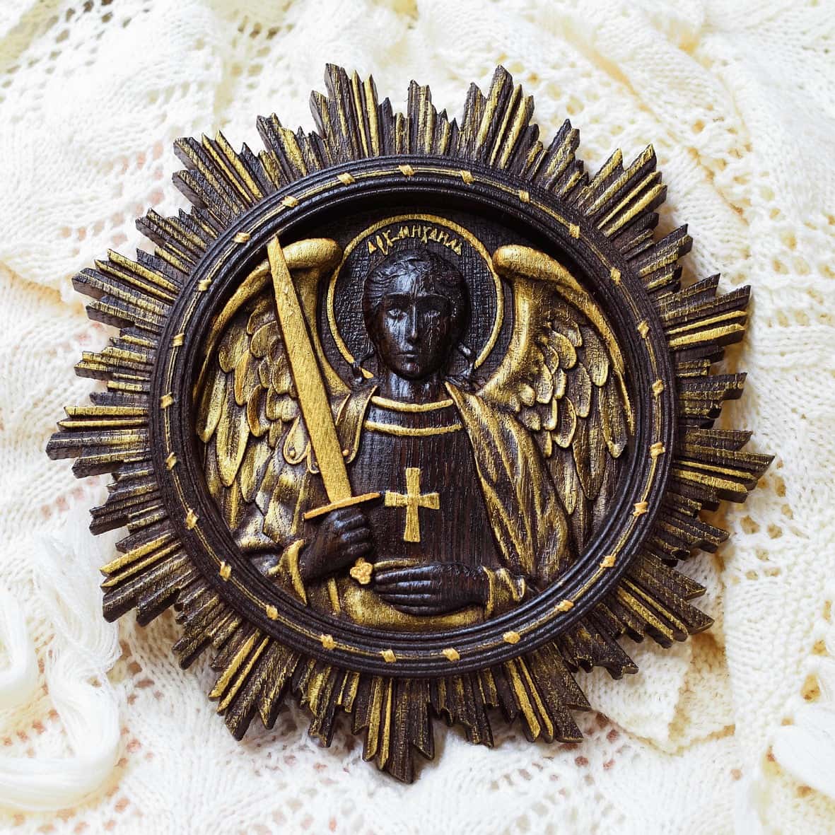 Handmade Archangel Michael Art