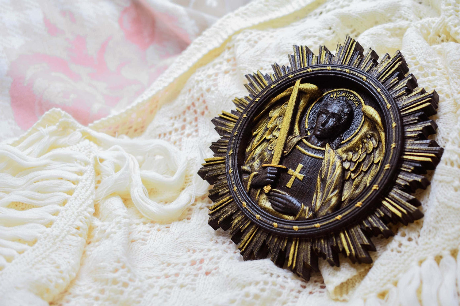 Handmade Archangel Michael Art