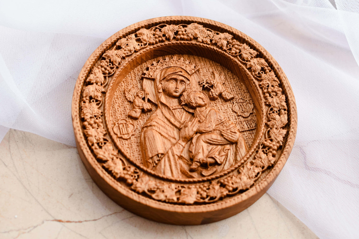 Our Lady of Perpetual Help Round - Kozak Work Shop