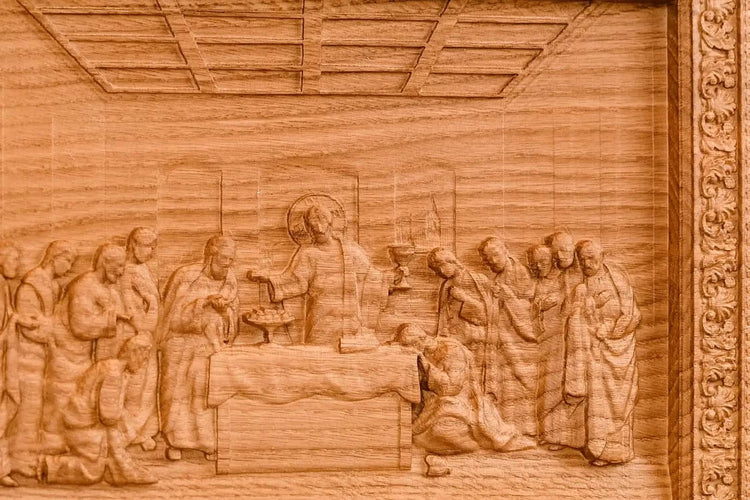 The Last Supper Wooden Image - Kozak Work Shop