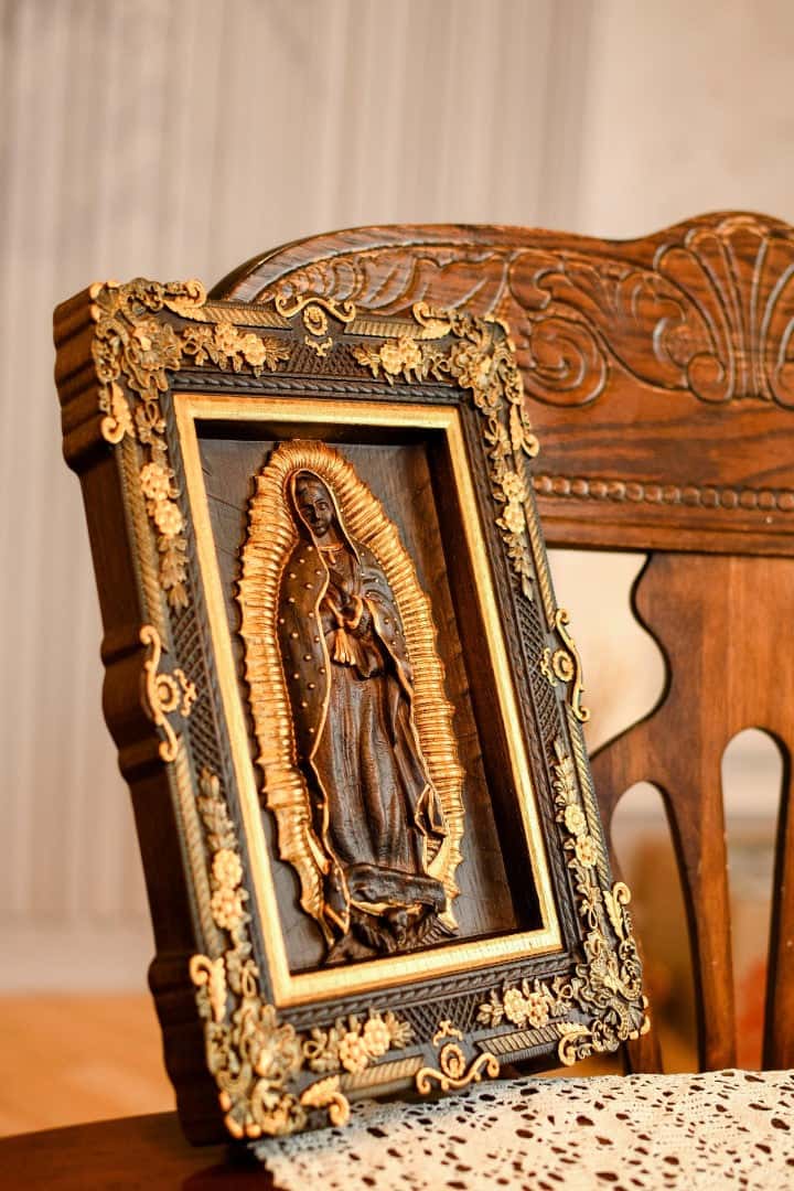 Our Lady of Guadalupe Floral design - Kozak Work Shop