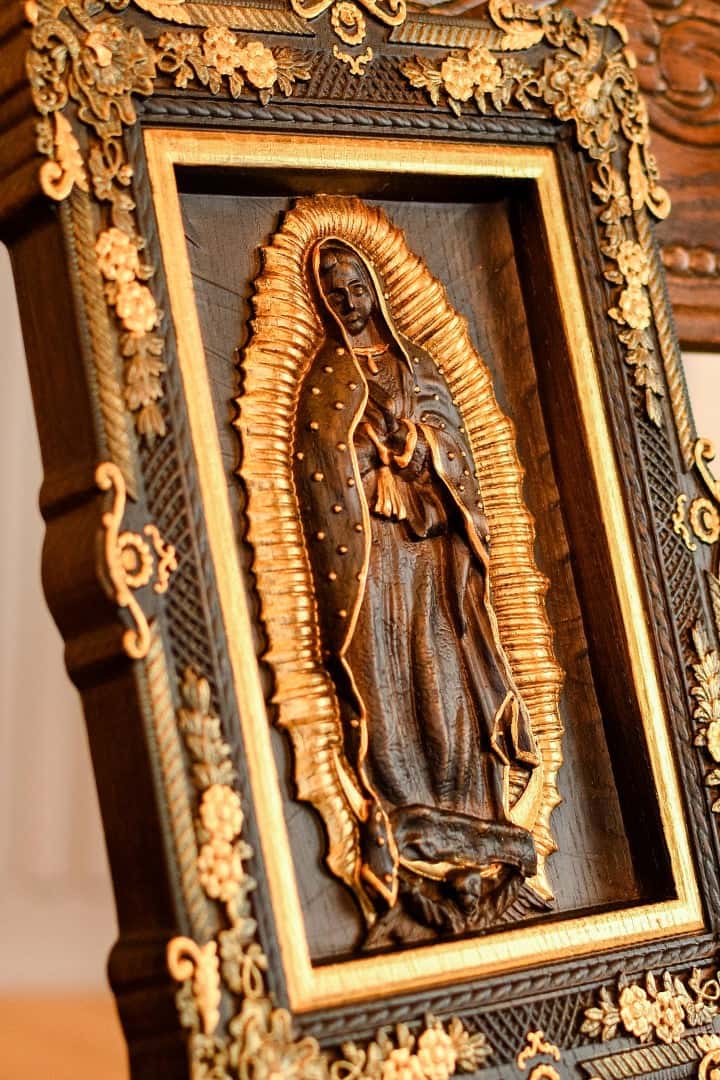 Our Lady of Guadalupe Floral design - Kozak Work Shop