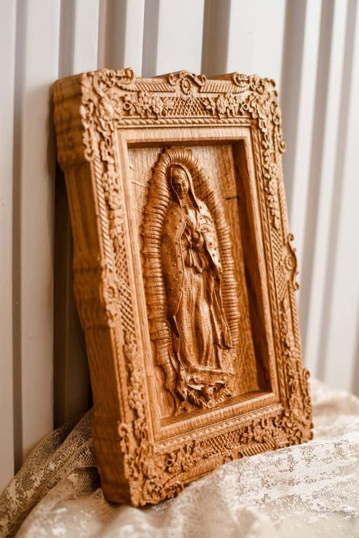 Our Lady of Guadalupe Floral design - Kozak Work Shop