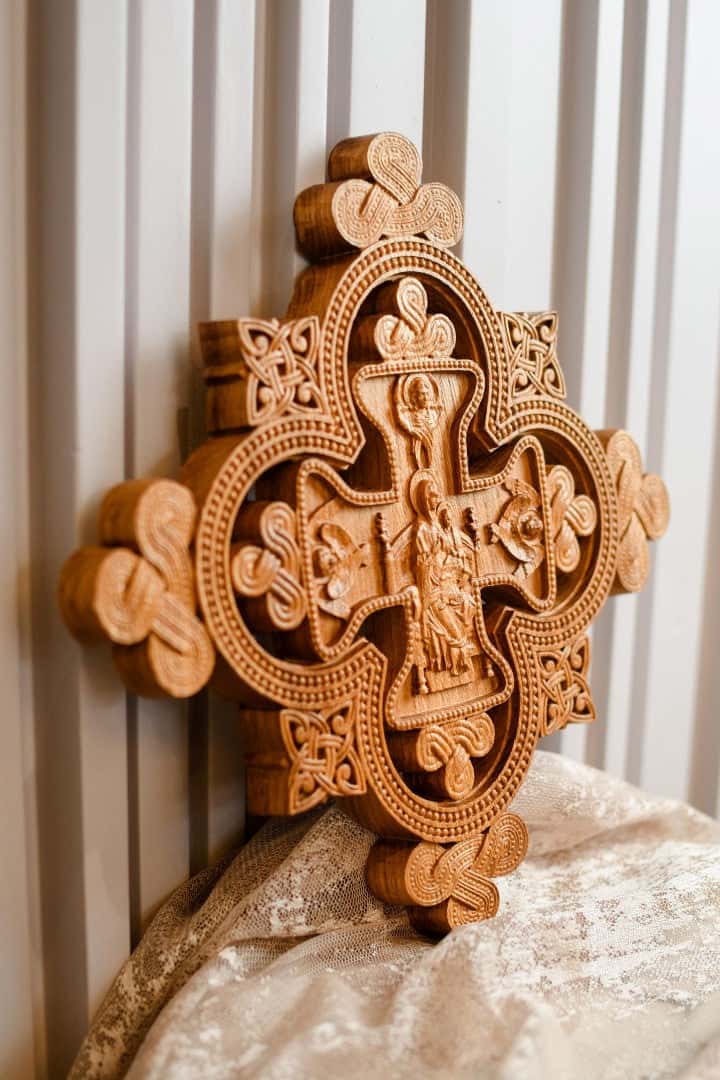 Our Lady with Three Cherub - Kozak Work Shop