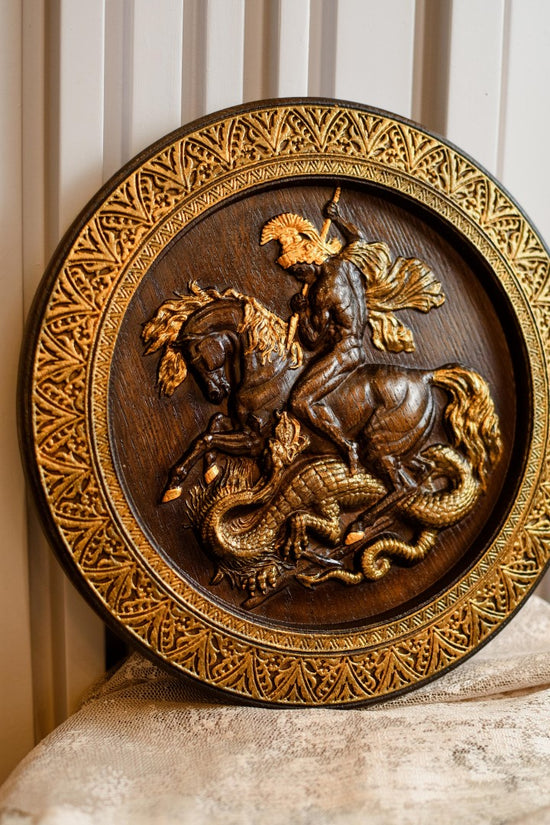 Saint George and the Dragon round