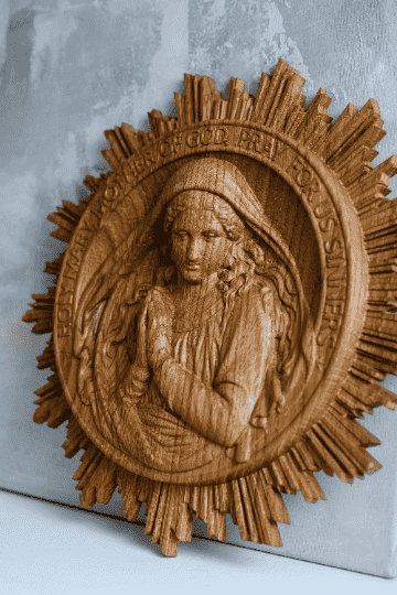 Virgin Mary Mother of God Pray for Us Sinners - Kozak Work Shop