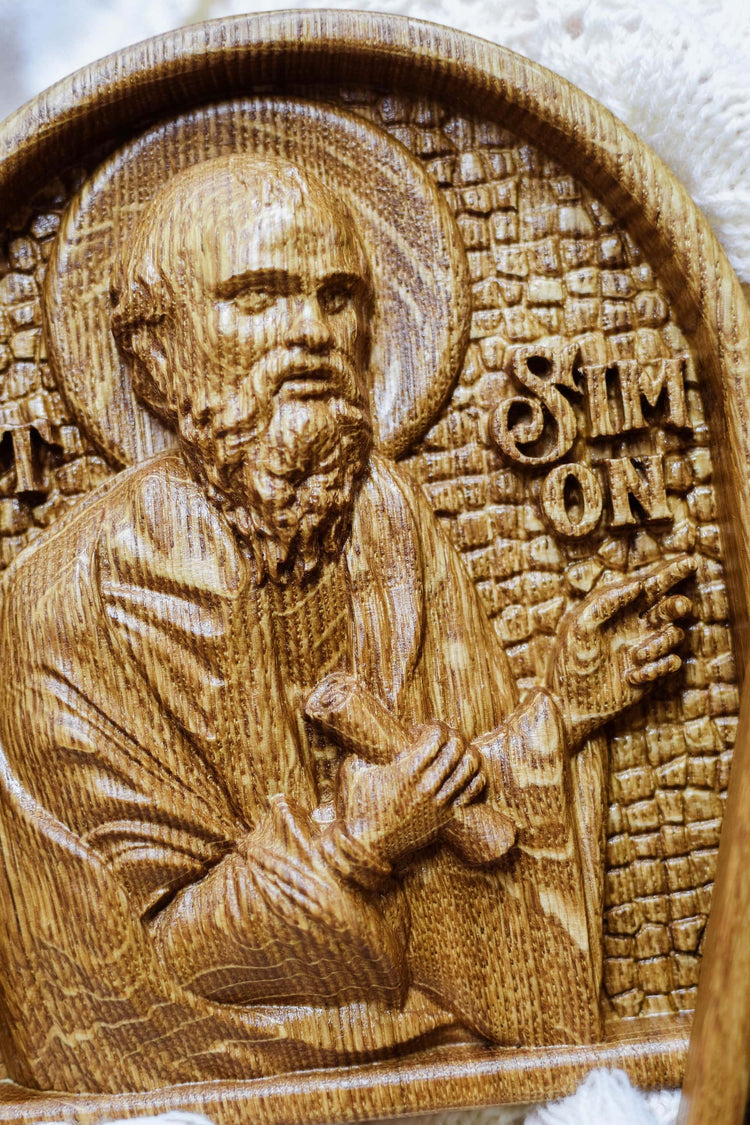 Handcarved Set of 12 Apostles – Catholic Wood Art & Christian Gift - Kozak Work Shop
