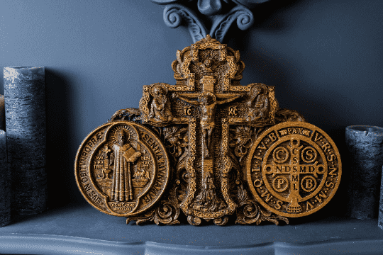 St Benedict Medal Home Protection - Kozak Work Shop