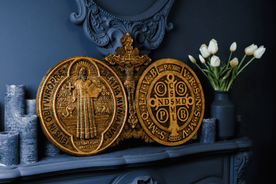 Medal Crucifix of St Benedict - Kozak Work Shop