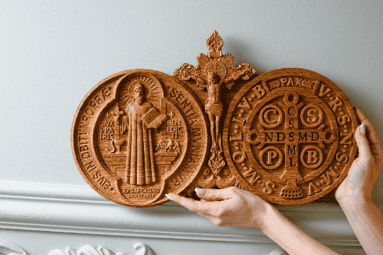 Medal Crucifix of St Benedict - Kozak Work Shop
