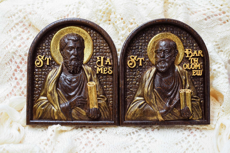 Handcarved Set of 12 Apostles – Catholic Wood Art & Christian Gift - Kozak Work Shop