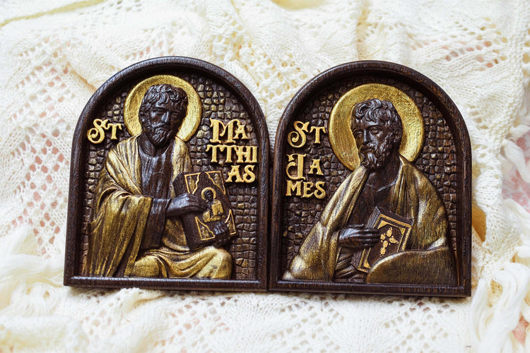 Handcarved Set of 12 Apostles – Catholic Wood Art & Christian Gift - Kozak Work Shop