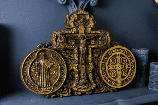 St Benedict Medal Home Protection - Kozak Work Shop
