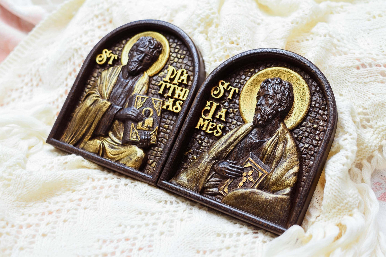 Handcarved Set of 12 Apostles – Catholic Wood Art & Christian Gift - Kozak Work Shop