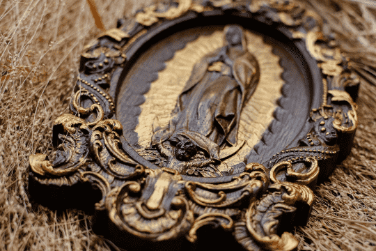 Our Lady of Guadalupe Wood Carving - Kozak Work Shop