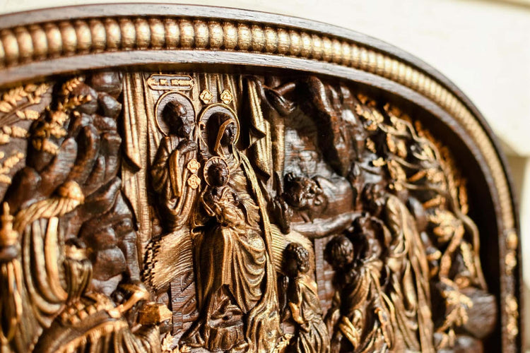 Nativity Birth of Christ Wooden Sculpture - Kozak Work Shop