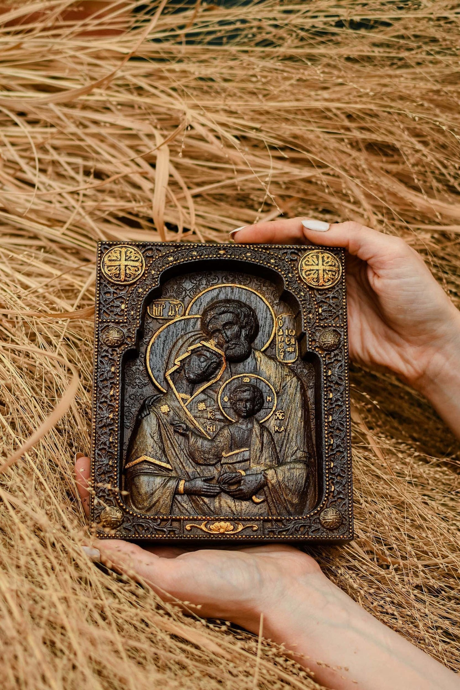 Holy Family icon - Kozak Work Shop
