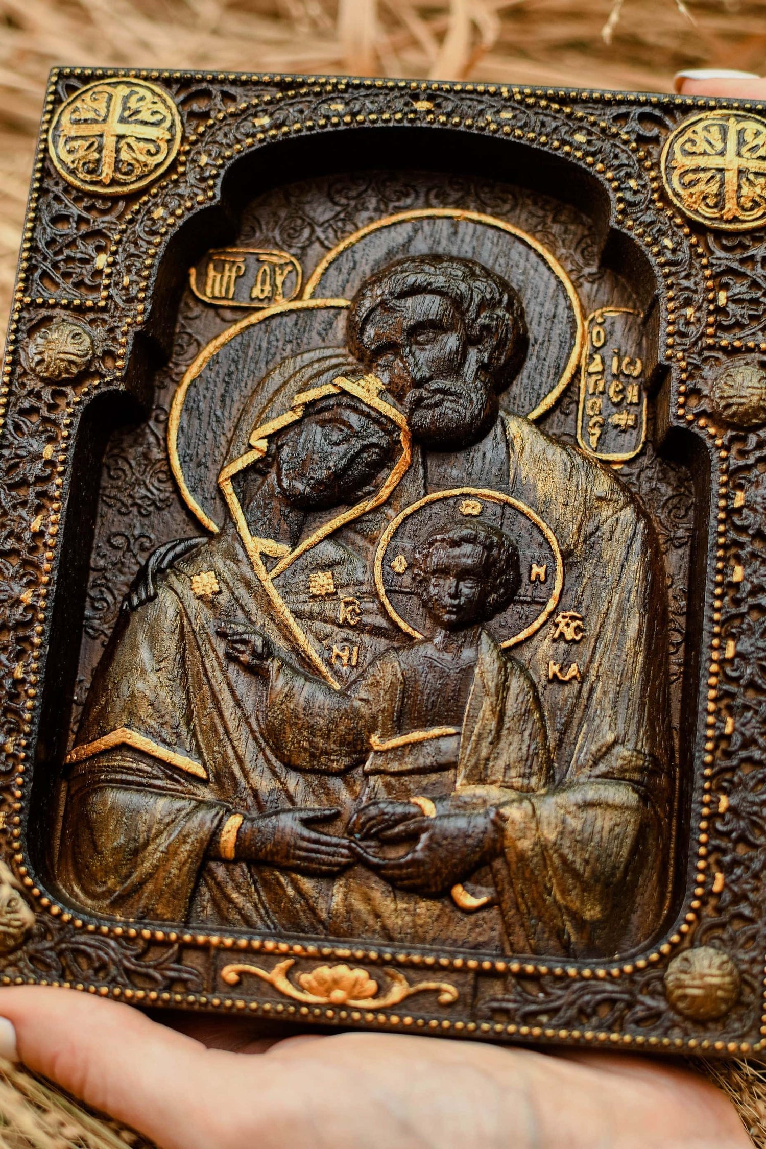 Holy Family icon - Kozak Work Shop