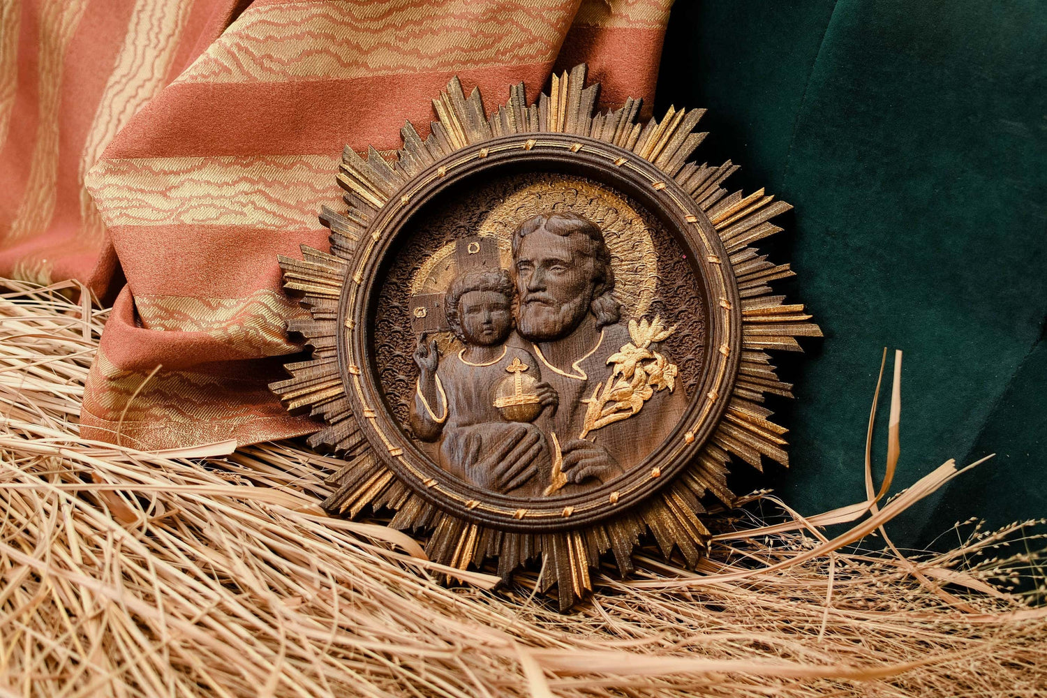 Saint Joseph with shinning - Kozak Work Shop
