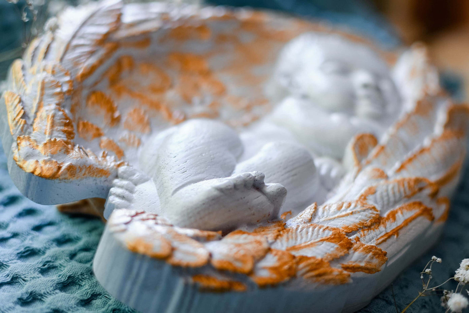 Sleeping Angel Baptism christian gift - Kozak Work Shop