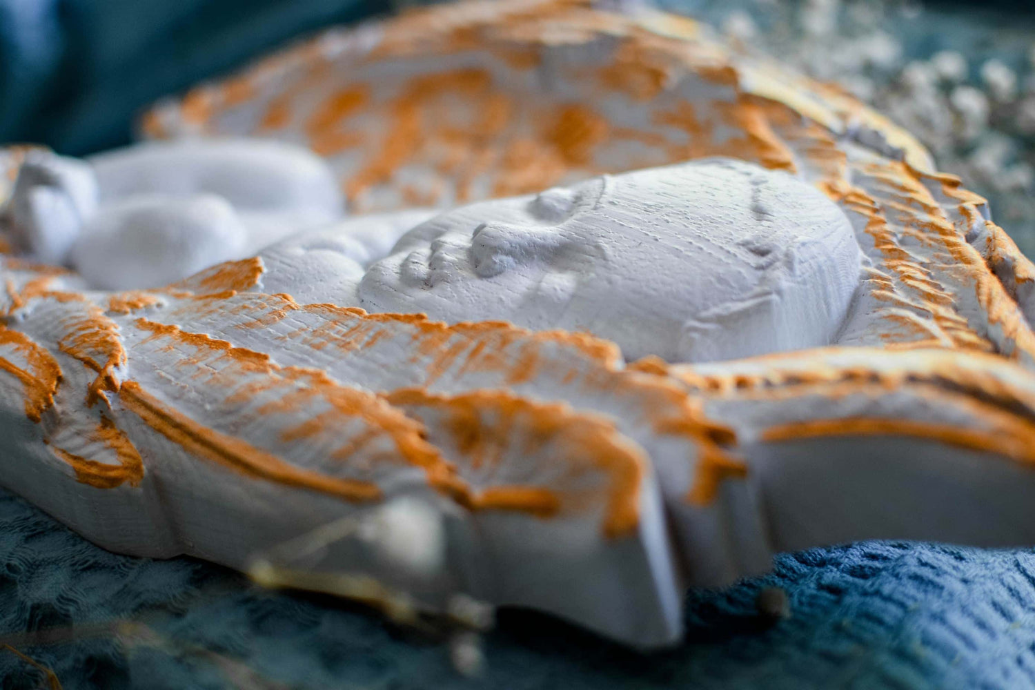 Sleeping Angel Baptism christian gift - Kozak Work Shop