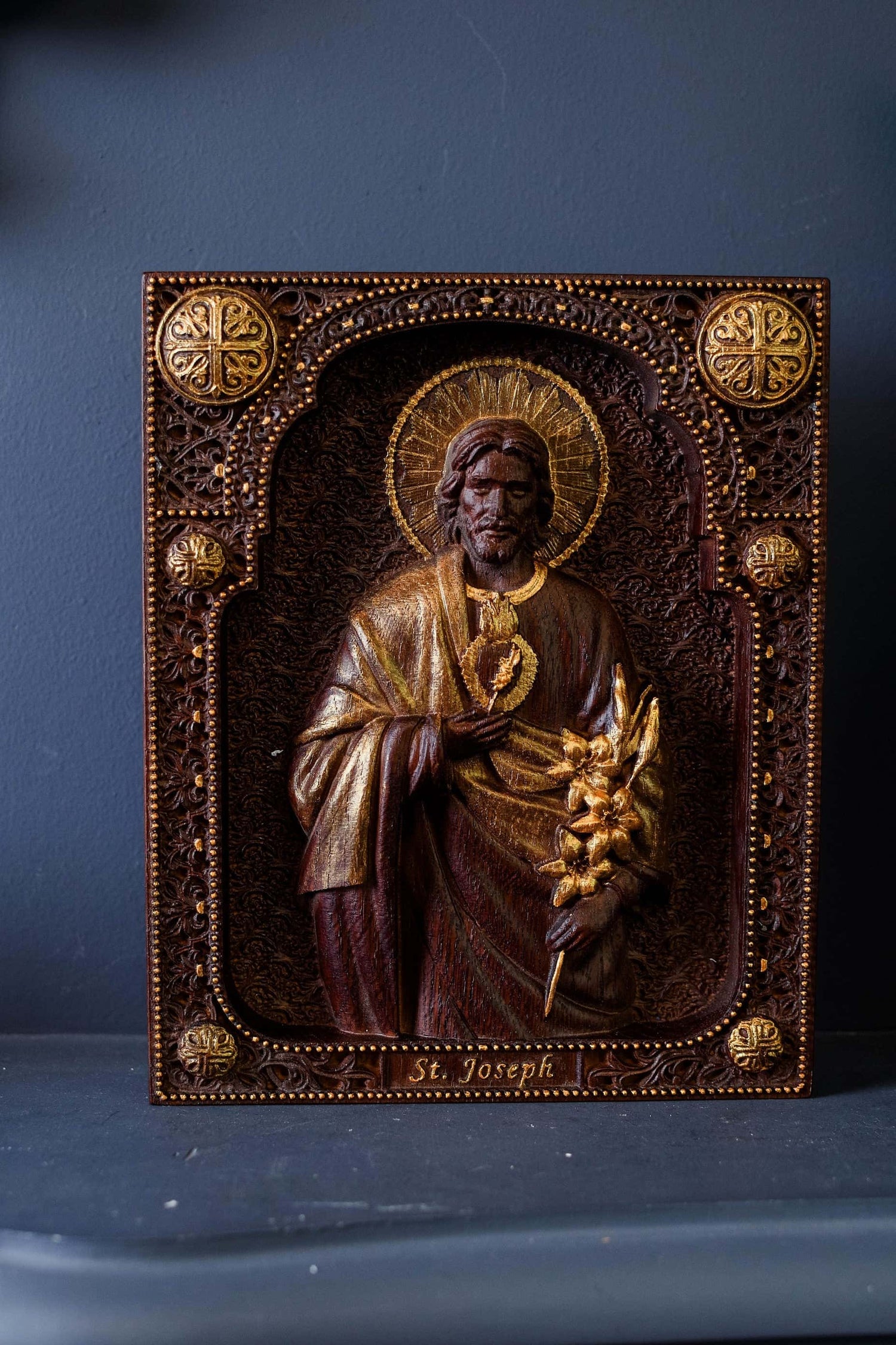 Saint Joseph with Holy Heart - Kozak Work Shop