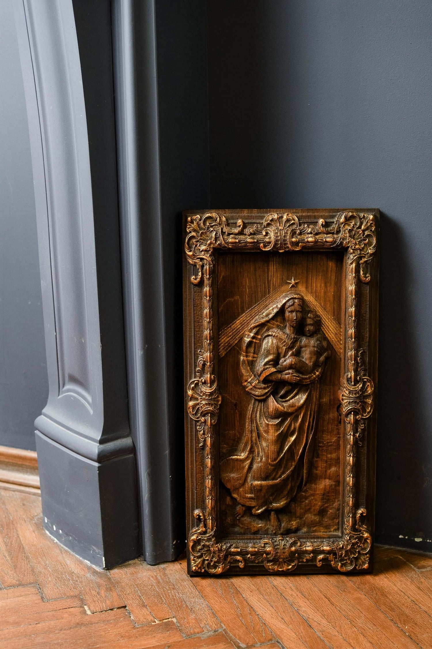 Sistine Madonna Wooden Sculpture - Kozak Work Shop