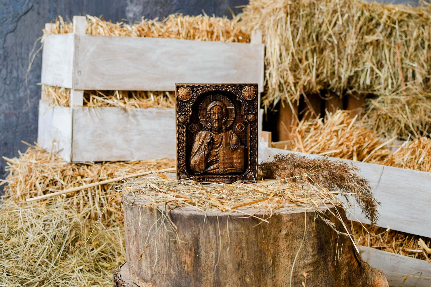 Wood Carving Jesus Christ - Kozak Work Shop