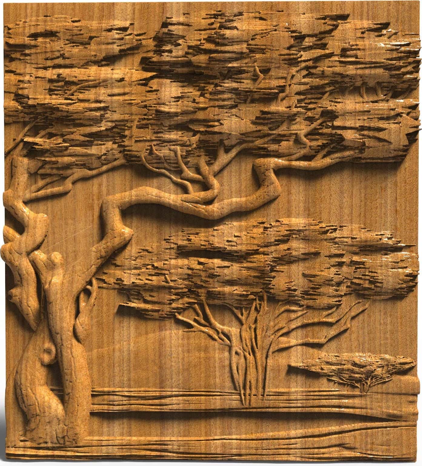 Elephants family a Wooden Set of 5 pieces 52