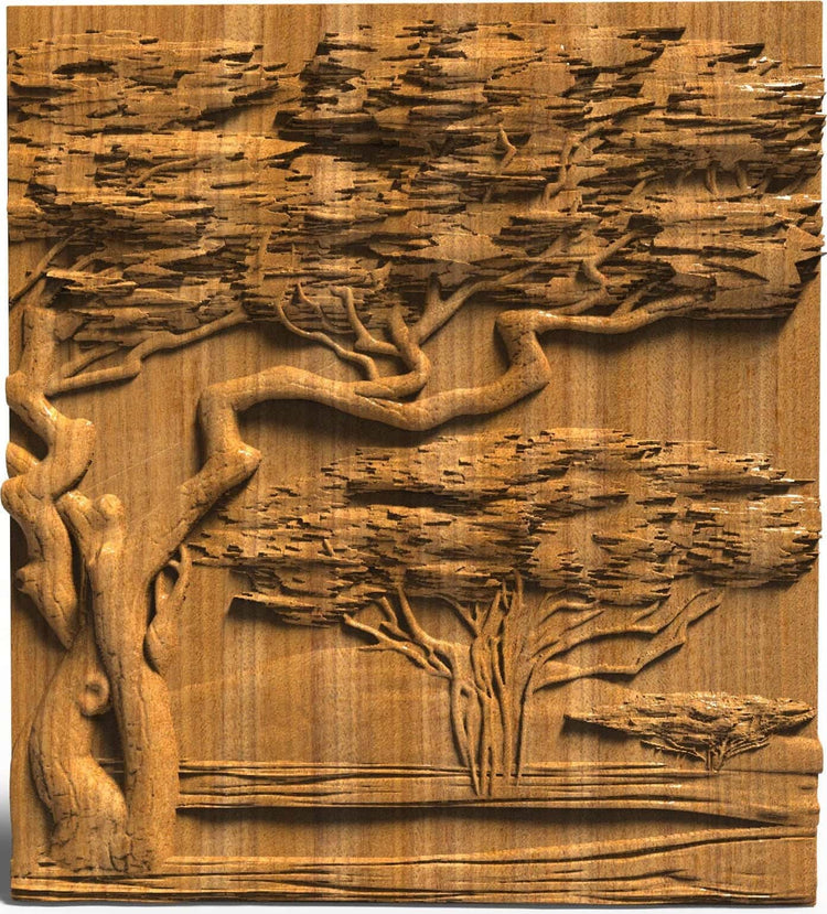 Elephants family a Wooden Set of 5 pieces 52