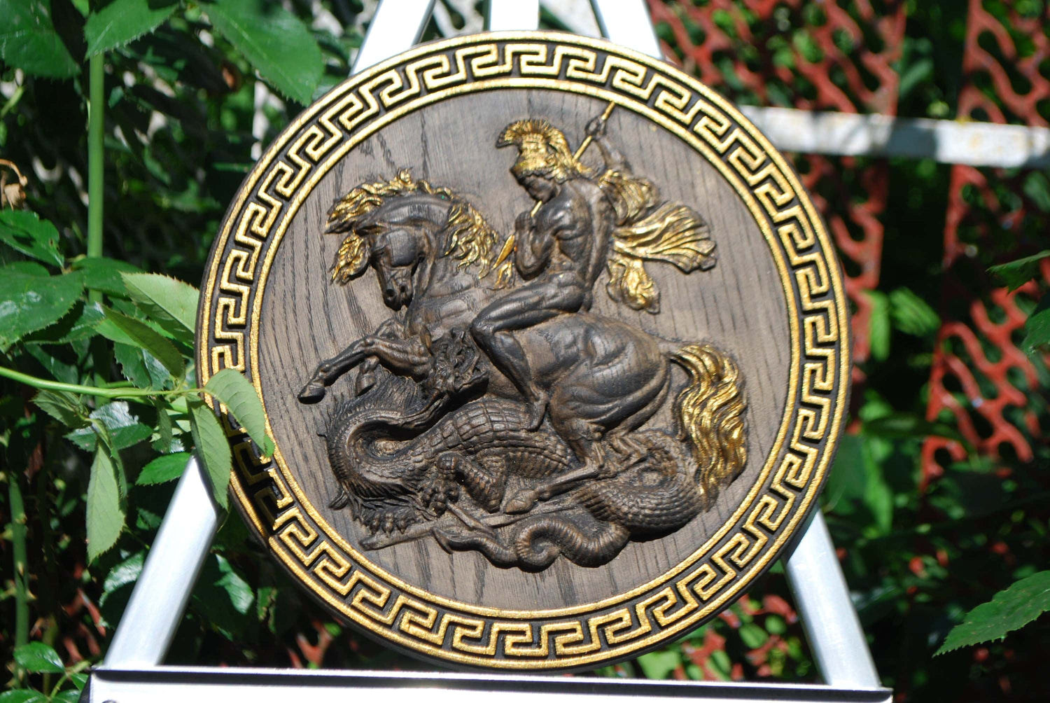 Saint George and the Dragon Greek ornament 167