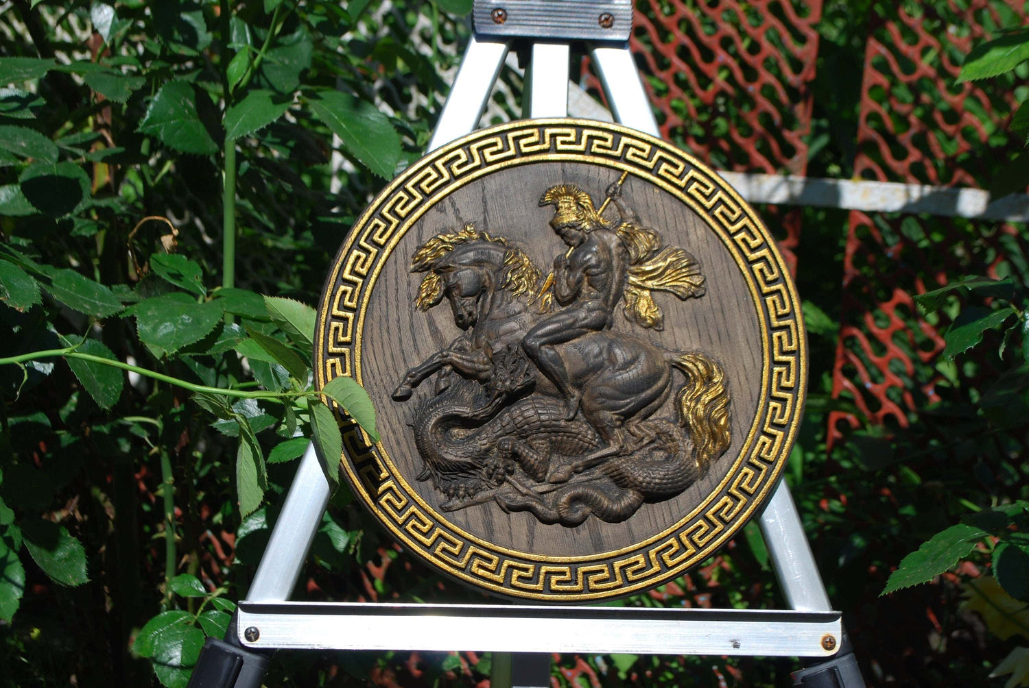 Saint George and the Dragon Greek ornament 167