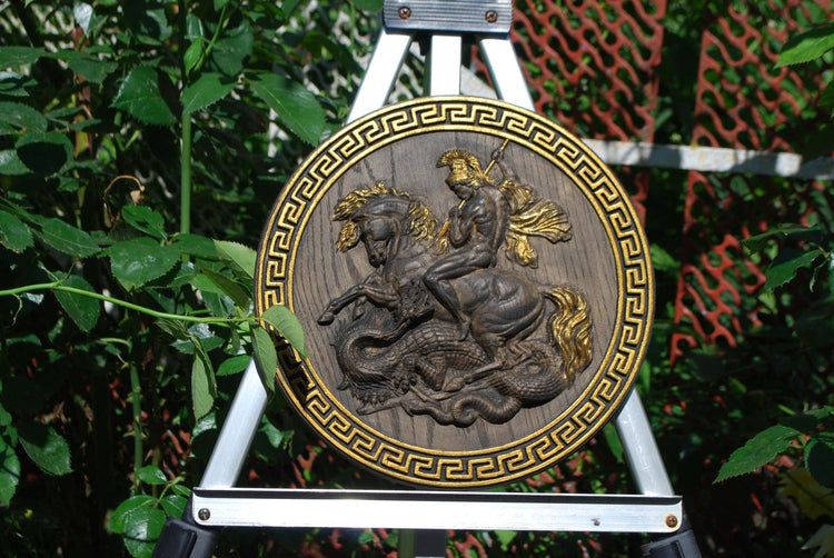 Saint George and the Dragon Greek ornament 167