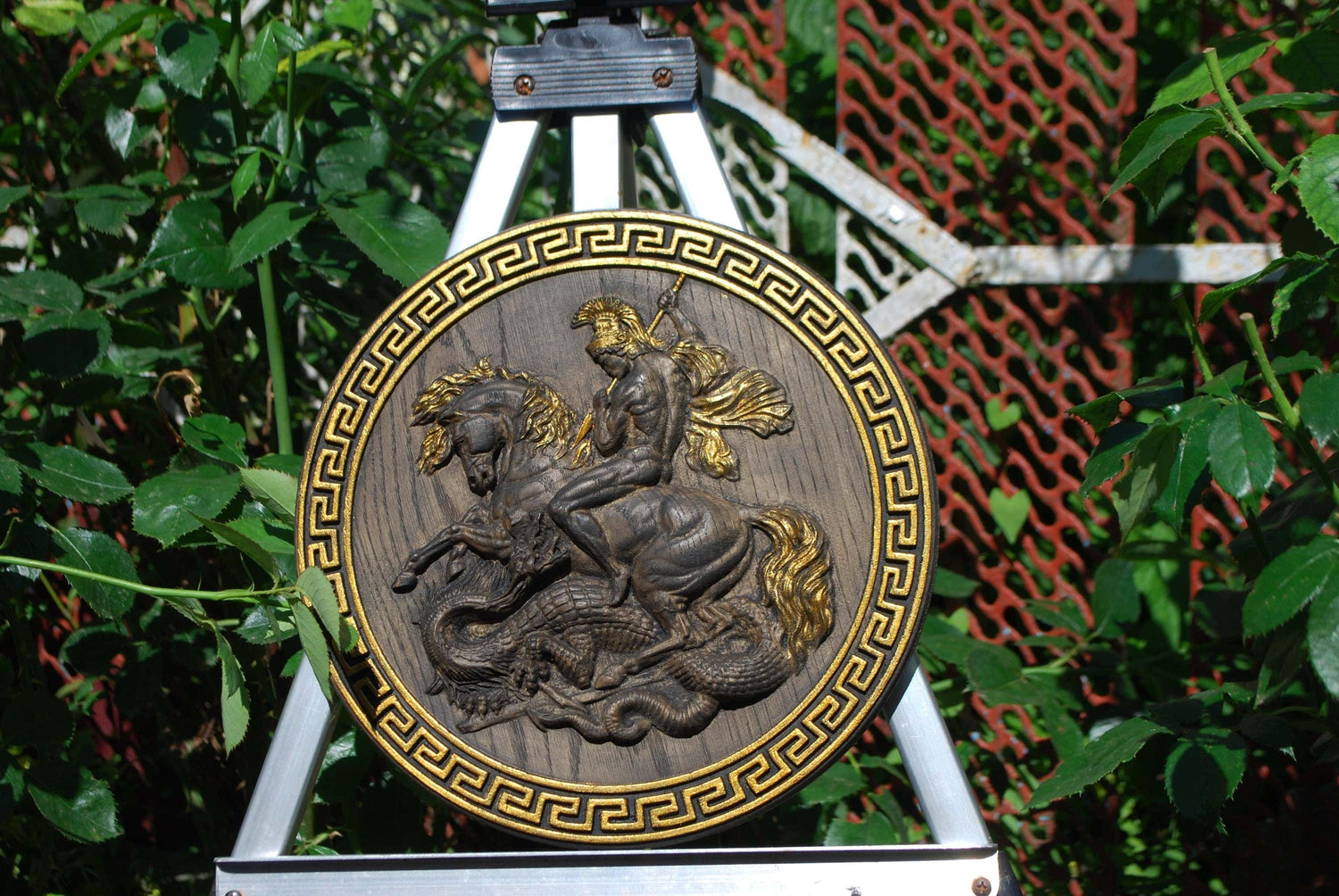 Saint George and the Dragon Greek ornament 167