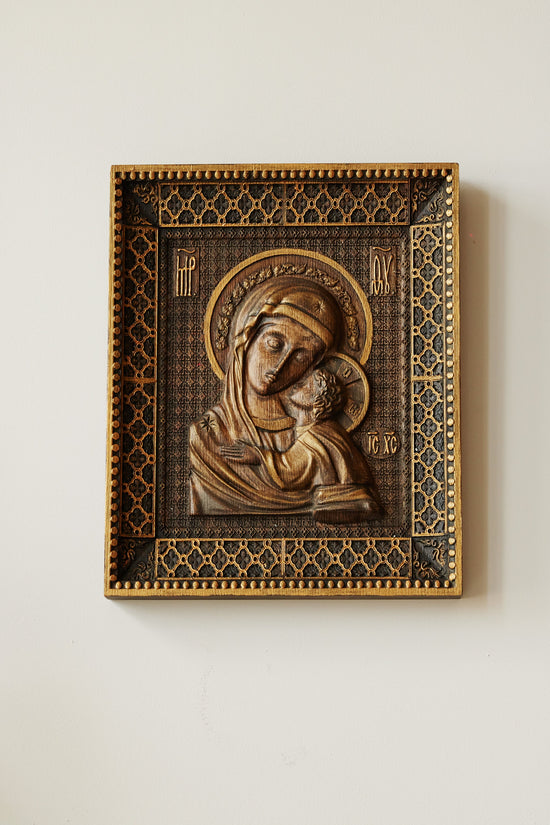 Virgin Mary Icon Gothic frame 188